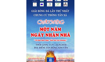 Việt Tín tài trợ và tham gia giải bóng đá chung cư Thông tấn xã Việt Nam