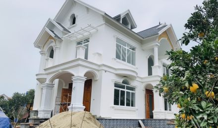 Thi công biệt thự gđ anh Phương - Hoài Đức